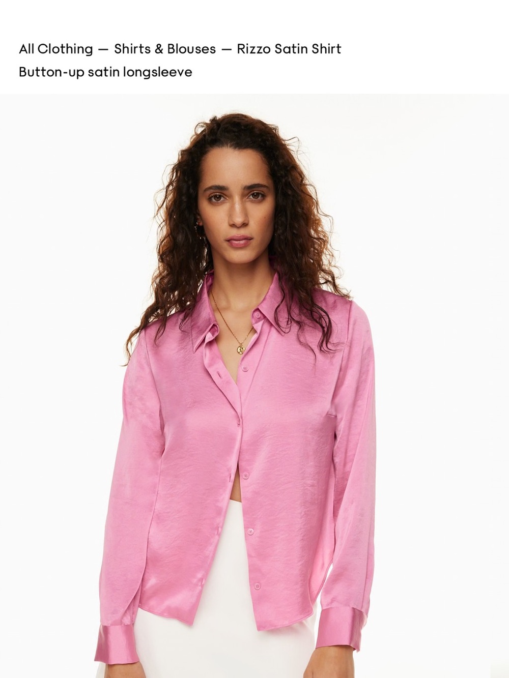 Wilfred
Rizzo Satin Shirt